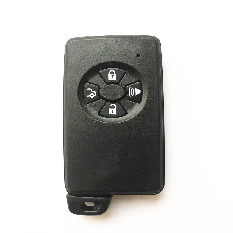4 Buttons Smart Key Remote Shell 2006 for T-oyota Rav4 Pack of 5 | Car
