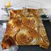 BlessLiving Coins Quilt Cover Statue of Liberty Air-conditioning Comforter Set Dollar Bedding Golden Thin Duvet Vivid Colchas 1