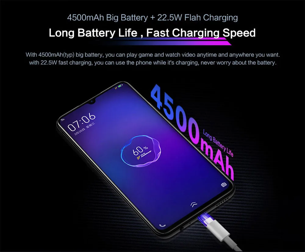 Смартфон VIVO IQOO Neo 6,3" AMOLED Full screen 1080*2340 Восьмиядерный процессор Snapdragon 845 4500 мАч смартфон 22,5 Вт зарядка от флага