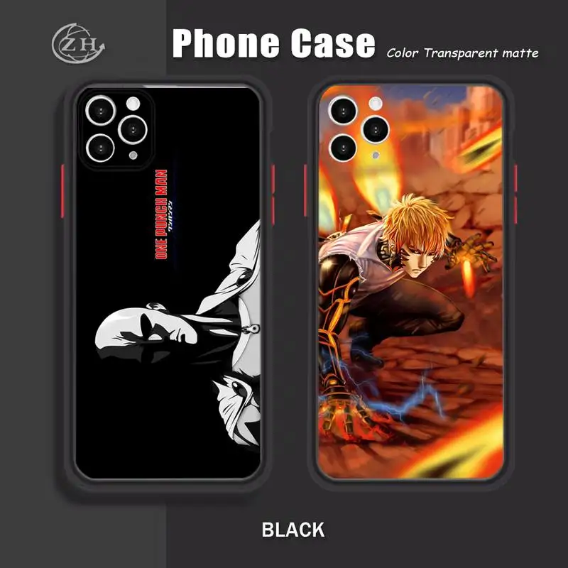 

Reayou One Punch Man Saitama Phone Case Carcase Funda For Iphone Xr X Xs 6 7 8 11 12 Mini Plus Pro Max Mobile Shell Matte