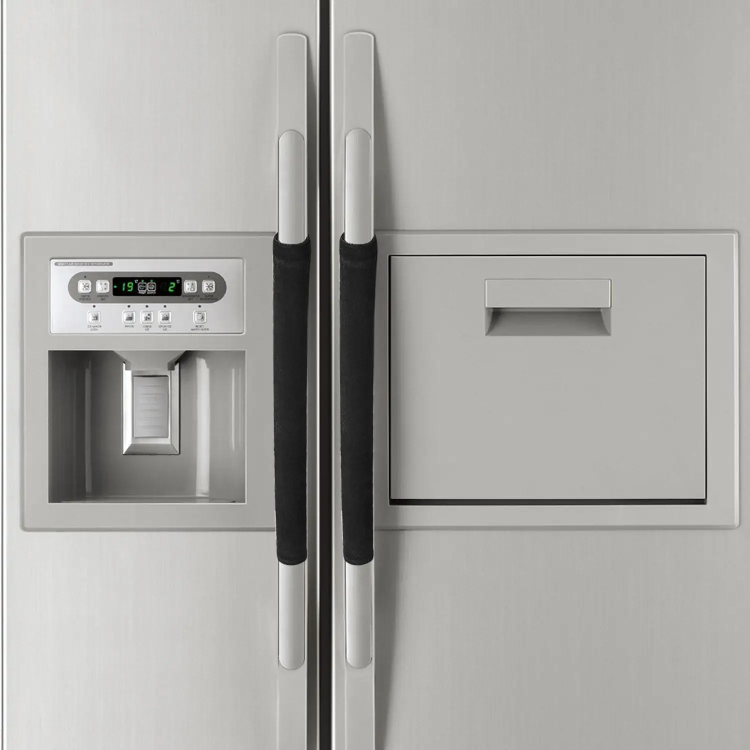 2020 Newest Hot 2 PCS Kitchen Appliance Handle Cover Decor Smudges Door Refrigerator Fridge Oven Skid Resistance 12*30cm | Дом и сад