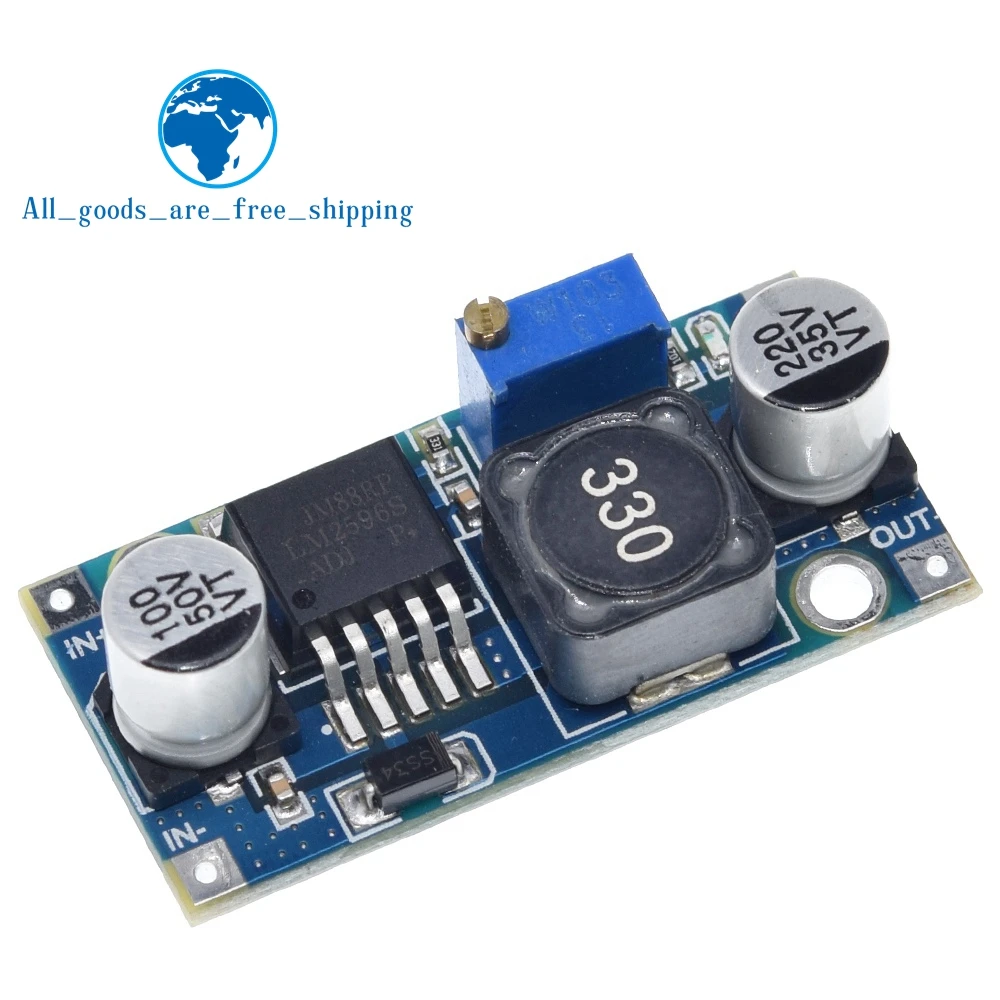 LM2596s DC-DC понижающий источника питания модуль 3A Регулируемый LM2596 регулятор