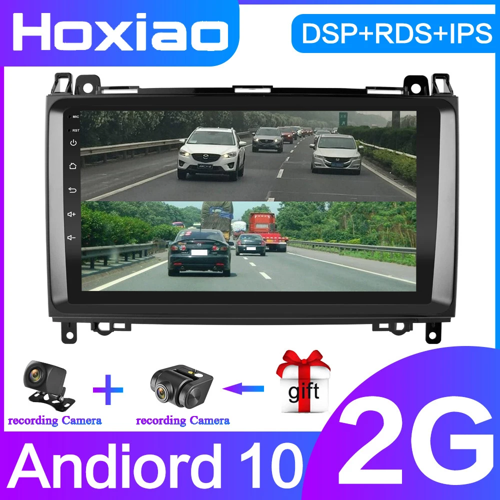 Автомобильный радиоприемник Android 2DIN для Mercedes / Benz Sprinter Viano Vito B-class B200 B180 GPS