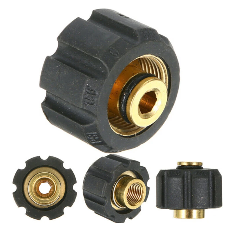 

Pressure Washer Adaptor Foam Lance Pot Bottle Connector For Karcher M22 HD HDS HDS Foam Lance Connector