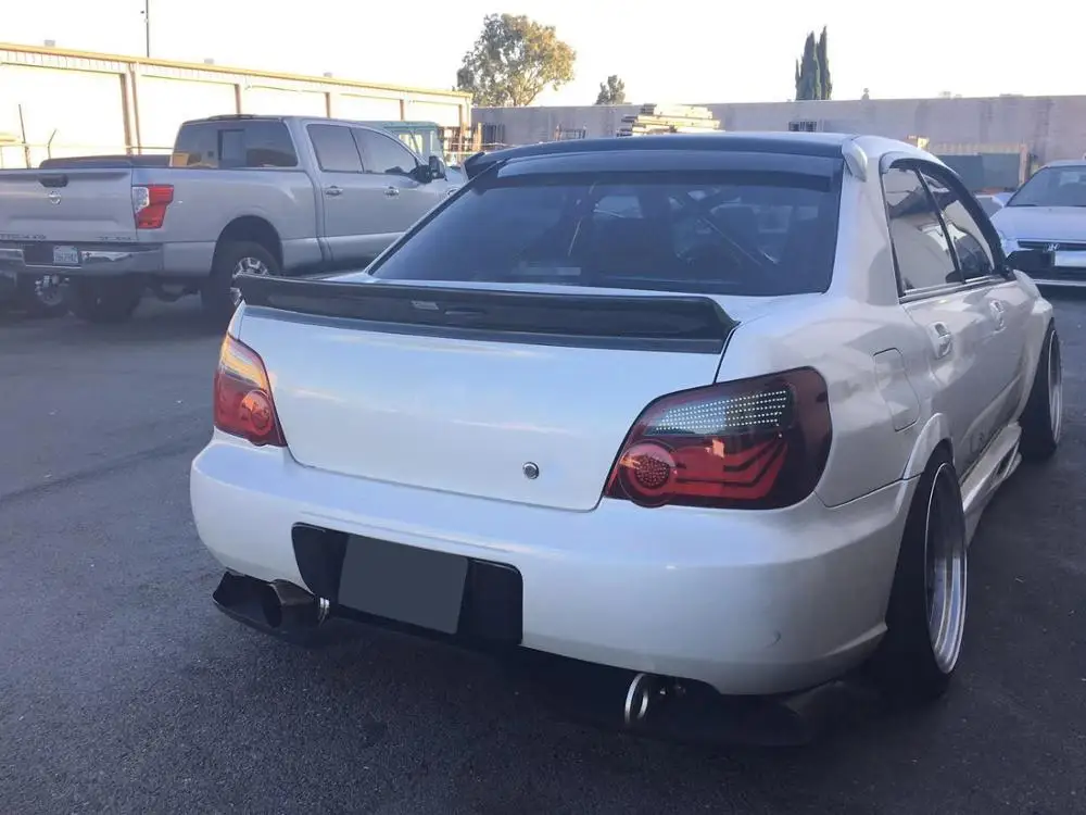 Автомобильный Стайлинг для Impreza GDA GDB GDC Gen 7 9 RB стиль задний спойлер из углеродного