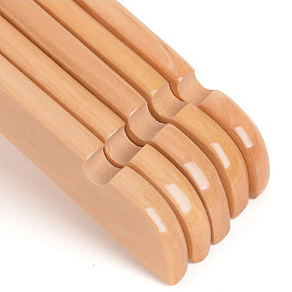 

10 шт. детские деревянные вешалки для одежды, вешалка для одежды 32 см