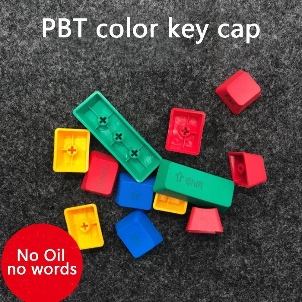 

Клавиатура с гравировкой по бокам, красная, зеленая, синяя и желтая, 10 шт.