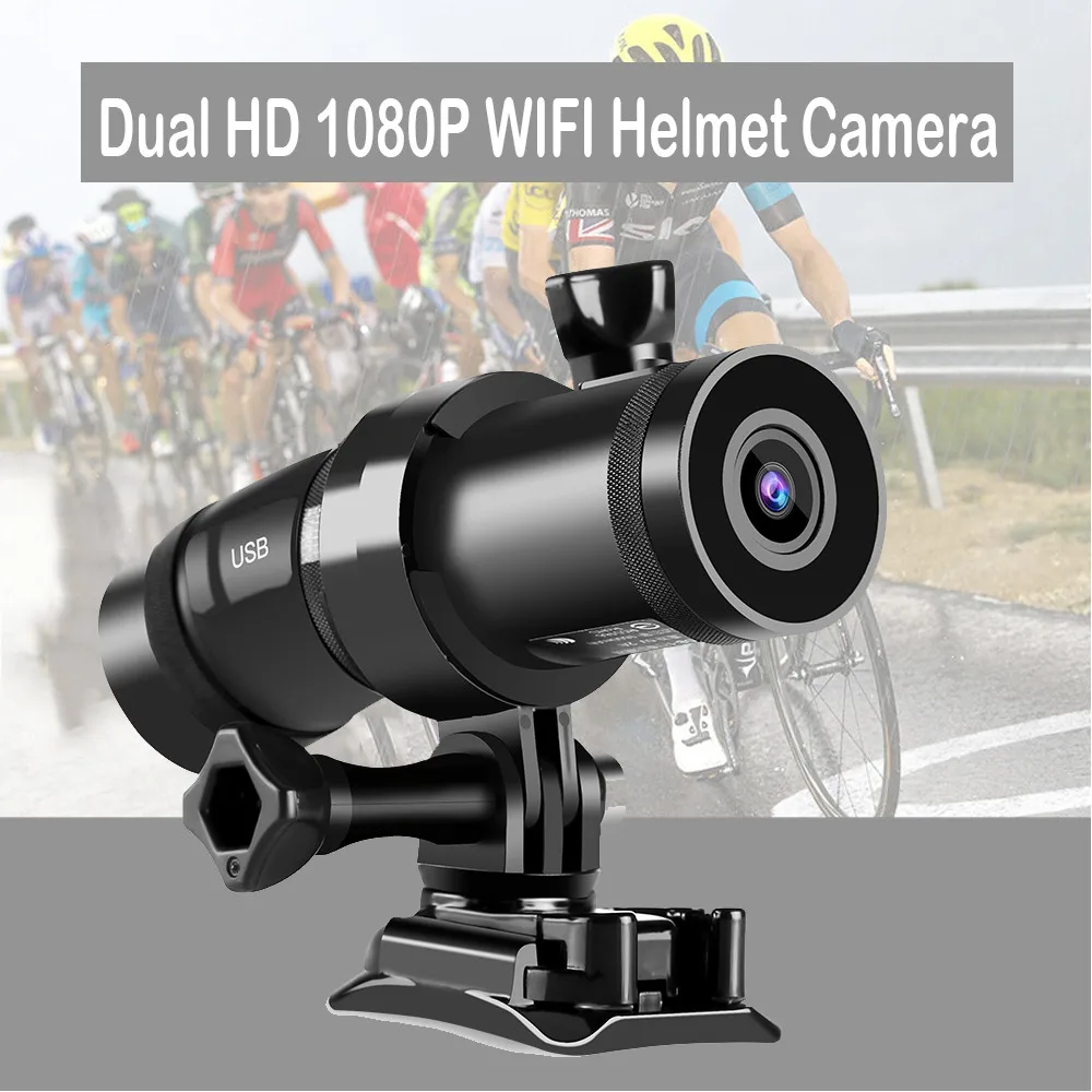 BOBLOV мотоциклетный шлем wifi камера HD 1080P DB 1 Dash для мото велосипеда Cam DVR объектив 140 °