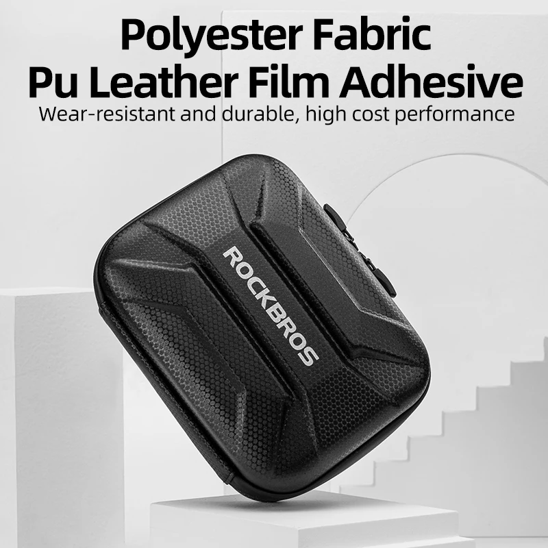 

ROCKBROS MTB Cycling Bag Front Electric Scooter Panniers Reflective Storage Case Bicycle Bag Waterproof Hard Shell Bike Bag
