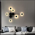 Nordic современный настенный светильник Led минимализм Настенные светильники для гостиной, спальни домашнего декора внутреннего освещения прикроватные настенный светильник