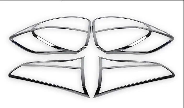 Подходит для hyundai Tucson Хром передний задний багажник Головной фонарь Крышка лампы отделка Стайлинг гарнир рамка Молдинг