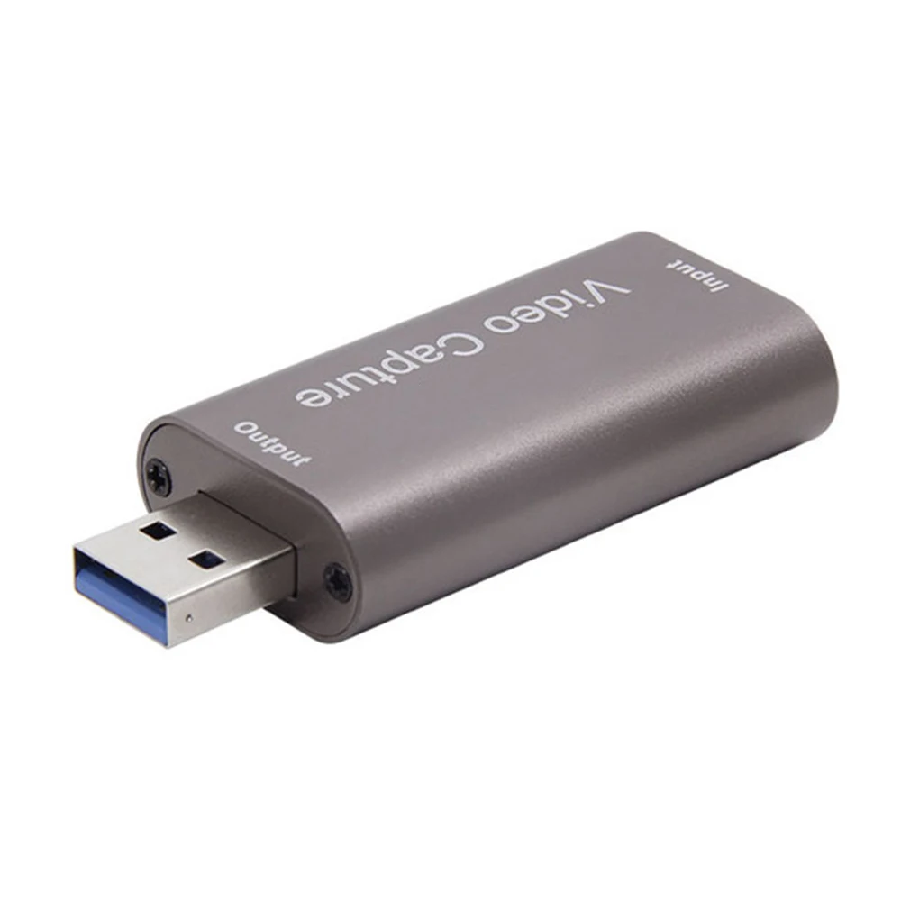 1080 60Hz HDMI-compatible Video Capture Card For Live Broadcast Meeting Switch PS4 Game Console Camera DV PC USB2.0 |