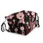 Многоразовая маска Yumeko Jabami для взрослых, маска для лица Kakegurui, маска против пыли, дымки, защитный чехол, респиратор, маска