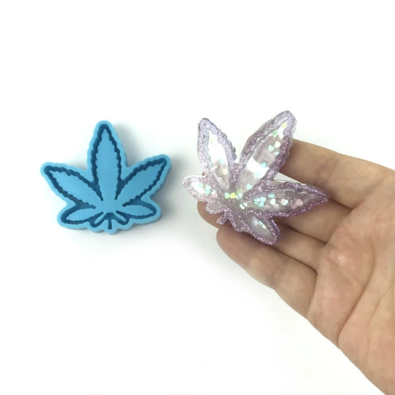 Узор в виде кленового листа Quicksandbox эпоксидная смола форма украшения силиконовая