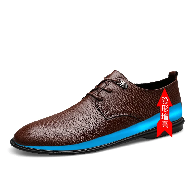 Туфли мужские из натуральной кожи Классические мягкие лоферы без застежки