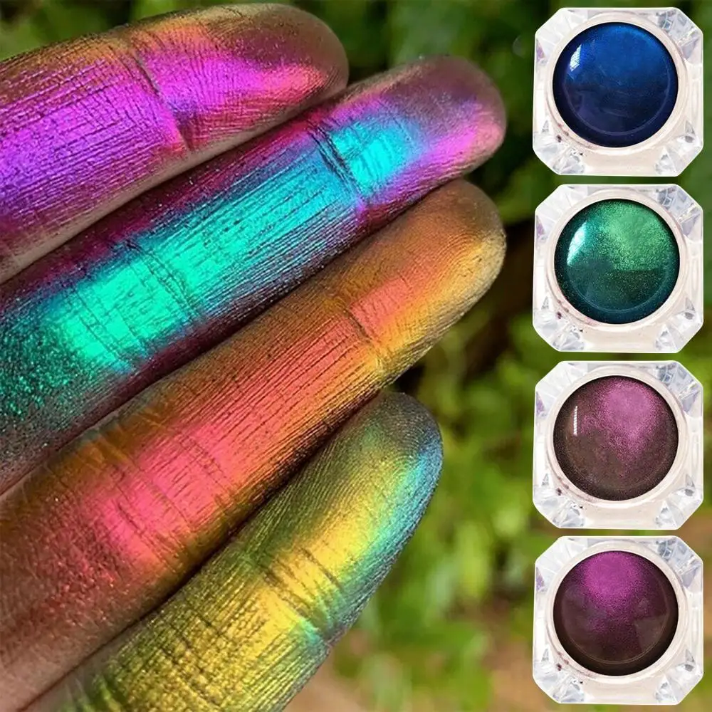 

New Makeup Glitter Eye Shadow Powder Professional 4PC Cosmetic Radiant Eye Shadow Unique Glitter Eyeshadow Powder