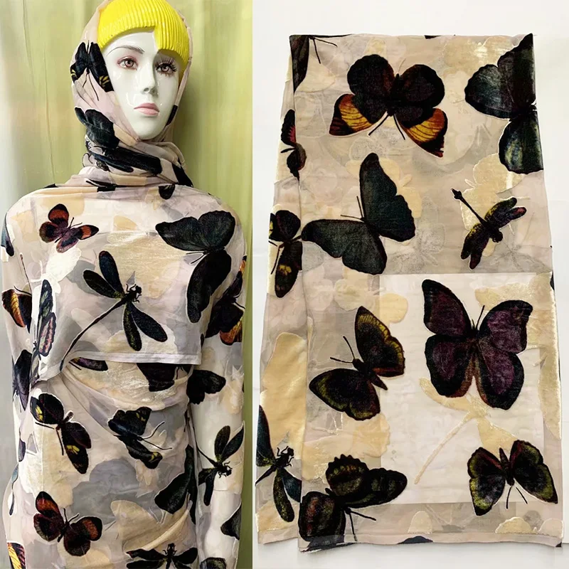 

Африканская Мягкая Шелковая золотая ткань разных цветов, сетчатая вышивка на золоте и фиолетовом атласном материале с швейцарской вуалью