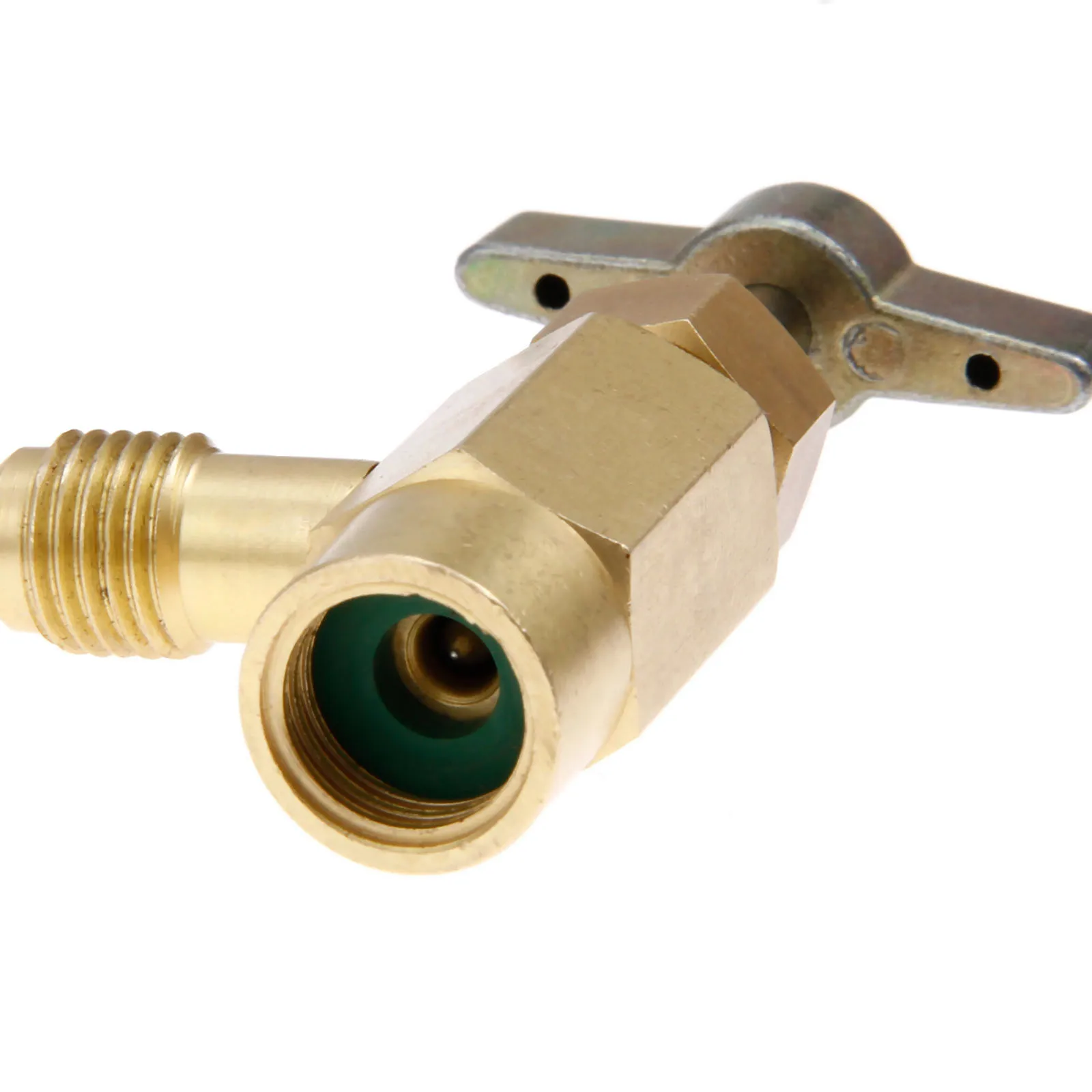 Yetaha 1/4 &quotРезьбовой Адаптер R-1234yf для R12 R22 шланговый клапан имеет 1/2&quot ACME LH