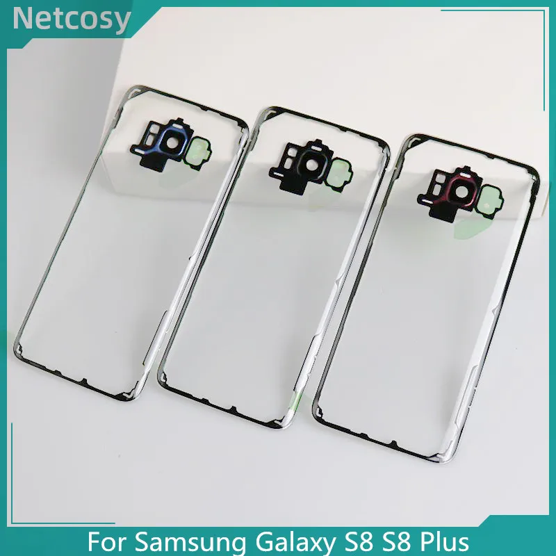 Для samsung S8 S8 Plus прозрачный корпус батареи задняя крышка чехол Замена для samsung Galaxy S8 S8+ крышка батареи чехол