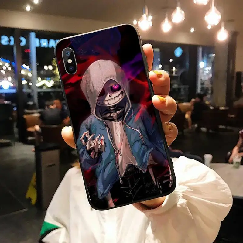 

game Undertale Sans Cute skull Phone Case for iPhone 11 12 pro XS MAX 8 7 6 6S Plus X 5S SE 2020 XR