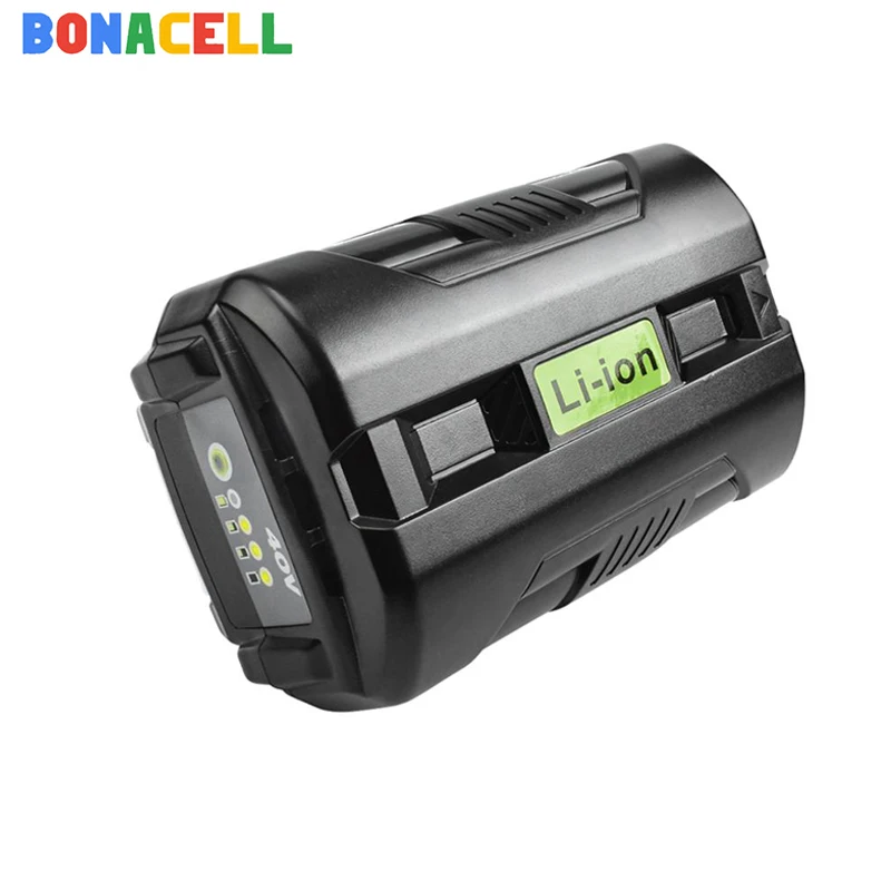 

Bonacell 40V for Ryobi OP4050 Replacement Li-ion Battery 6000mAh RY40200 RY40403 RY4050 Cordless String Trimmer Batteries