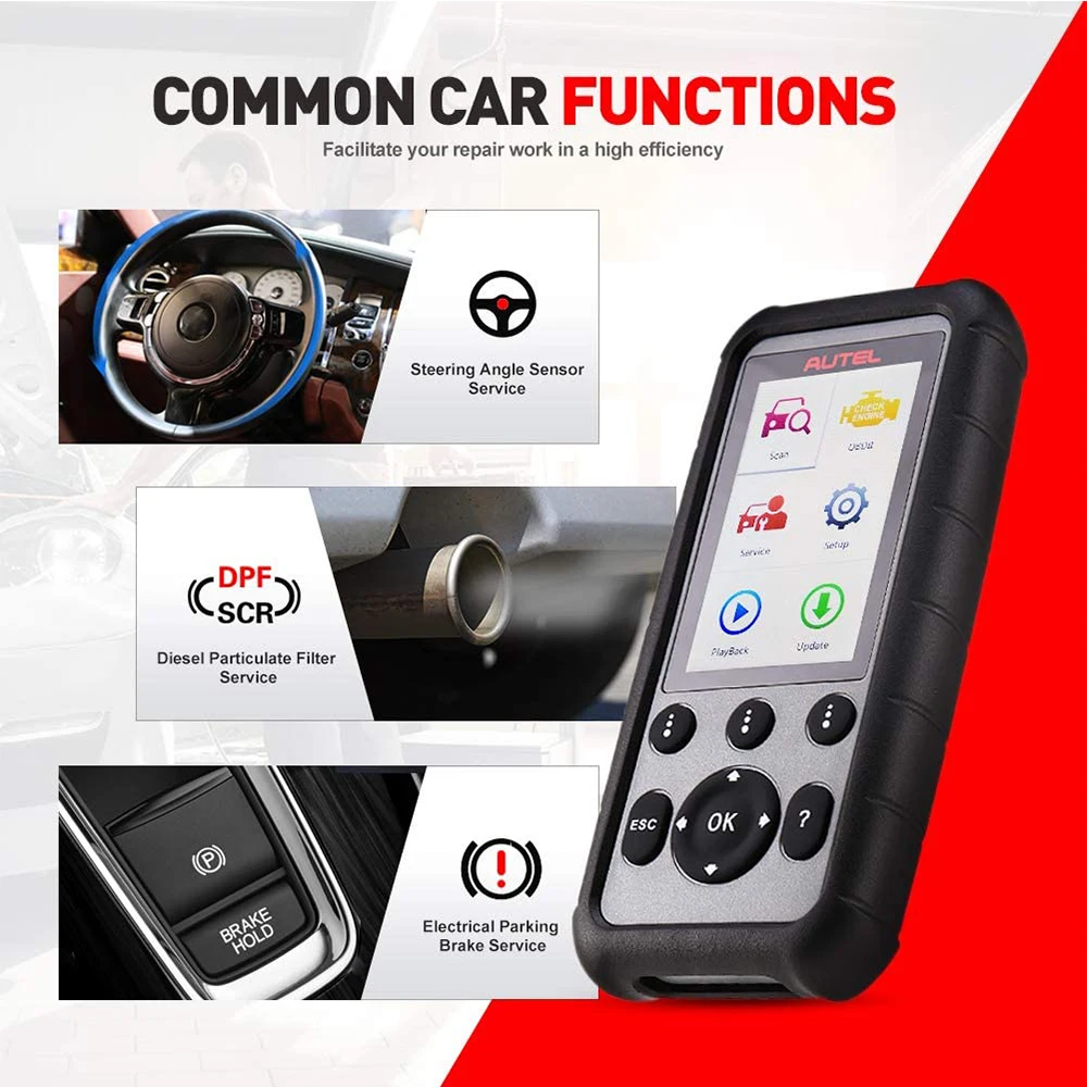 Сканер Autel MD806 Pro Full OBDII считыватель любых кодов системы 7 специальных функций
