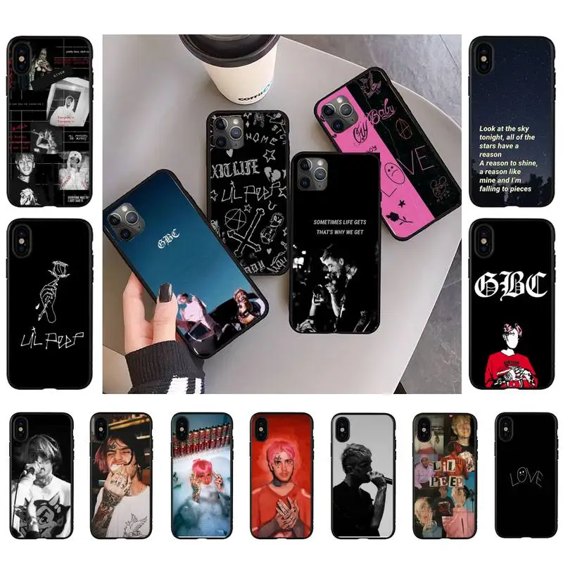 

Lil Peep Phone Case for iPhone 11 12 13 mini pro XS MAX 8 7 6 6S Plus X 5S SE 2020 XR case