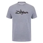 Модные летние новые мужские футболки Zildjian, футболки с принтом, мужские хлопковые футболки с коротким рукавом, топы, высокое качество