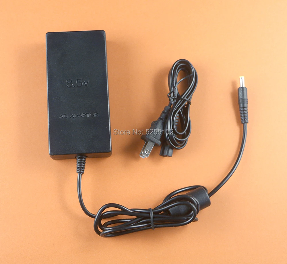 Адаптер питания 1 шт. для консоли Sony PS2 70000 7w EU/US Game с европейской вилкой EU Plug для зарядки от стены во время путешествий.