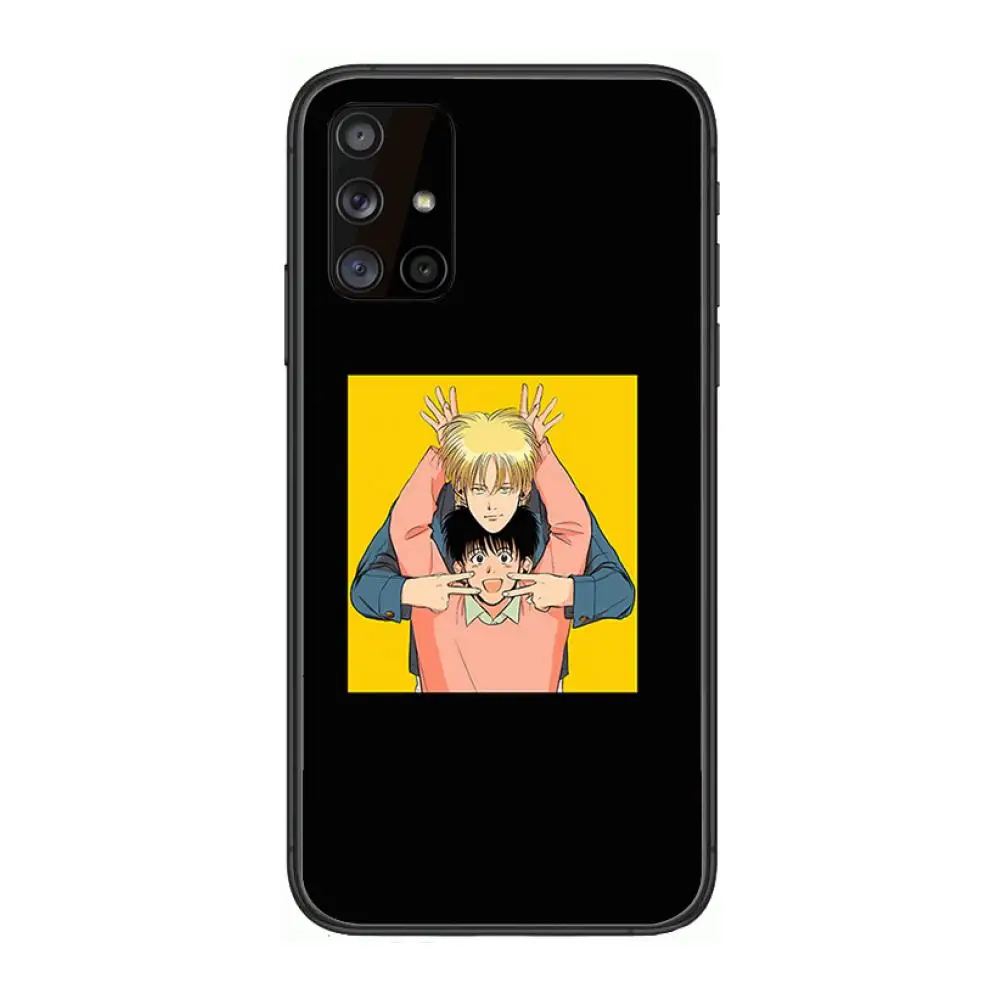 

Anime Banana Fish Phone Case Hull For Samsung Galaxy A 90 50 51 20 71 70 40 30 10 80 E 5G S Black Shell Art Cell Cover