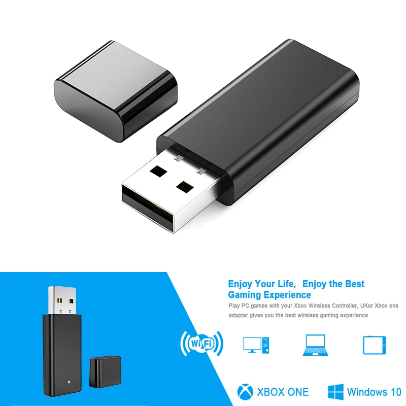 xbox one 2nd generation usb wireless adapter pc wireless adapter for windows7810 laptops xbox bluetooth 2 4g gamepad adapter free global shipping