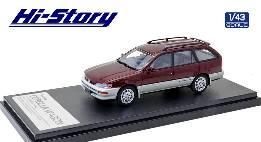 

Hi Story 1/43 Toyota Corolla Wagon 1995 лимитированная Коллекционная серия, металлическая литая модель, игрушка в подарок