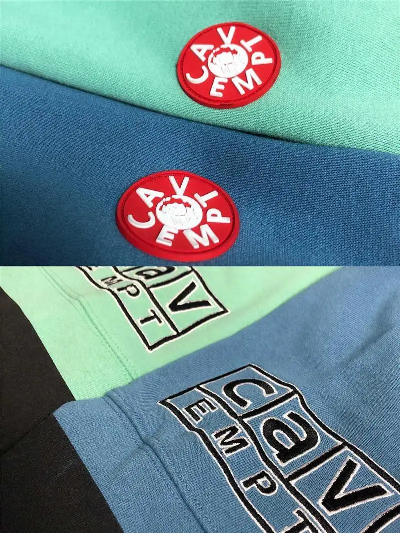 

Velvet CAVEMPT Striped Sweatshirts Men Women 1:1 Top Quality Cav Empt Hoodie harajuku hip hop