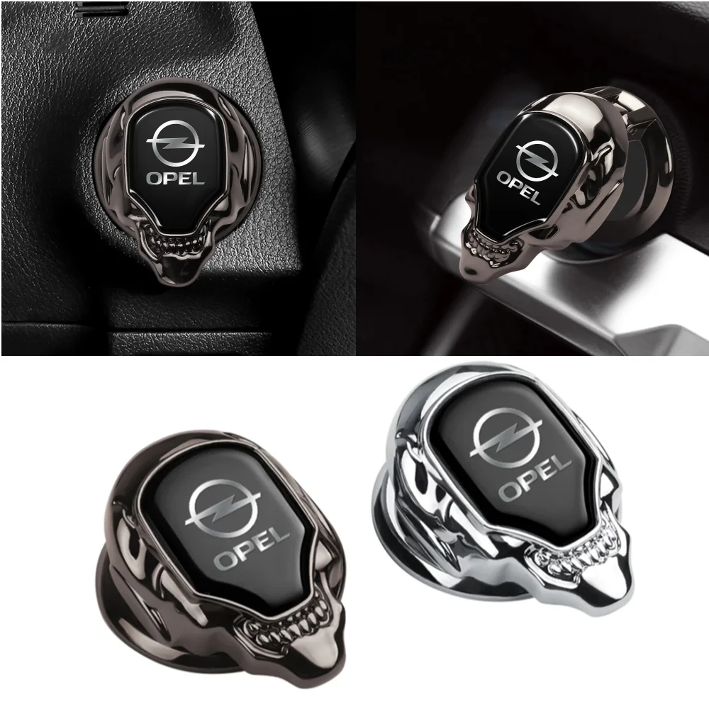 

Car Interior Switch Decor Stickers Engine Ignition Start Stop Button Protective Cover For Opel Astra Insignia Corsa Mokka Vectra