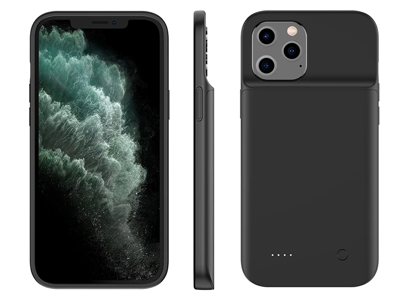 

6800 Mah For iphone 12 12 Pro 12 Max Pro Max Battery Case Silicone Material Power Bank Battery Charger Case