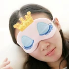 1 шт. Корона глаз с новой уникальной технологией рассеивания Winker ночная маска для лица на основе мягкий козырек от солнца для отдыха расслабиться для сна маска для глаз для путешествий с героями мультфильмов с длинными ресницами