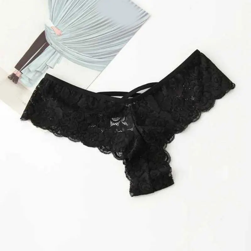Кружевное нижнее белье в японском стиле для женщин прозрачные трусики с Т