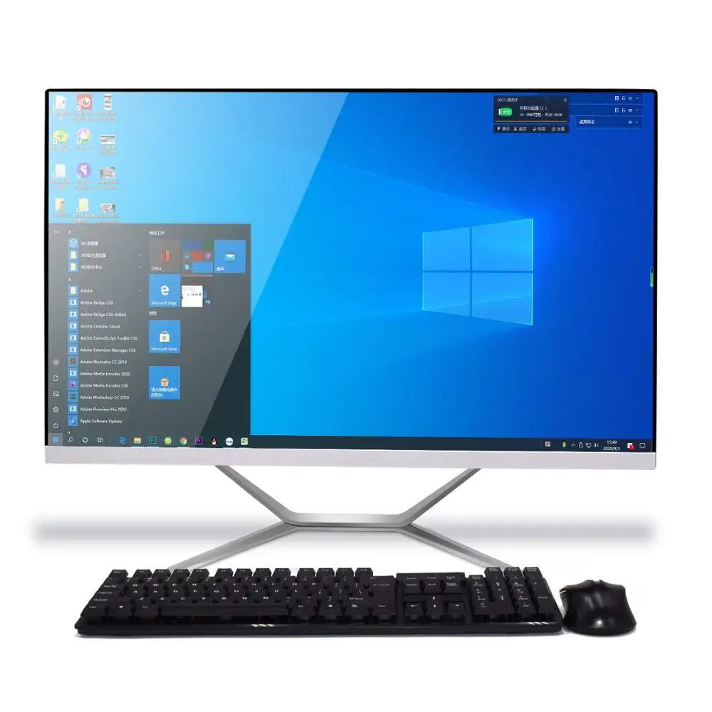 Настольный компьютер с ЖК-дисплеем все в одном Core i7 9700F i5 9400F DDR4 NVIDIA GTX1050ti 4 Гб i3 9100F