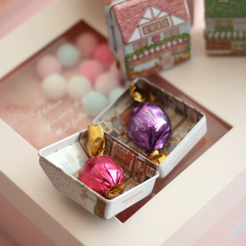 12 шт. жестяная коробка для конфет | Дом и сад