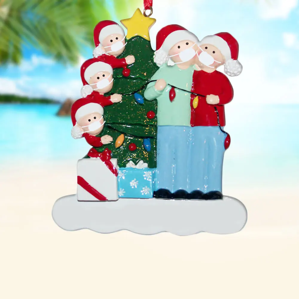 2020 Рождественское украшение индивидуальное подвесное пластиковая подвеска с