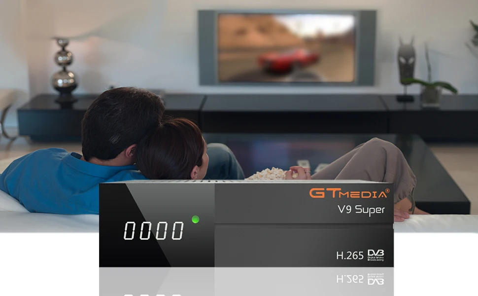 Gtmedia V9 Super Satelite Receptor DVB-S2 ресивер для cсcam Cline Корабль из Бразилии H.265 1080P спутниковый ТВ приемник встроенный Wifi