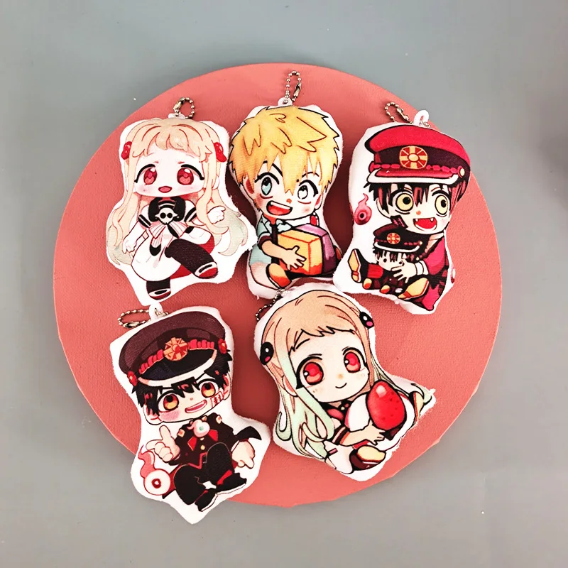 

Плюшевая кукла Hanako-kun в унитаз, 10 см, Hanako Mokke Nene Yashiro Yugi Amane, искусственная цепь, подвеска, плюшевая
