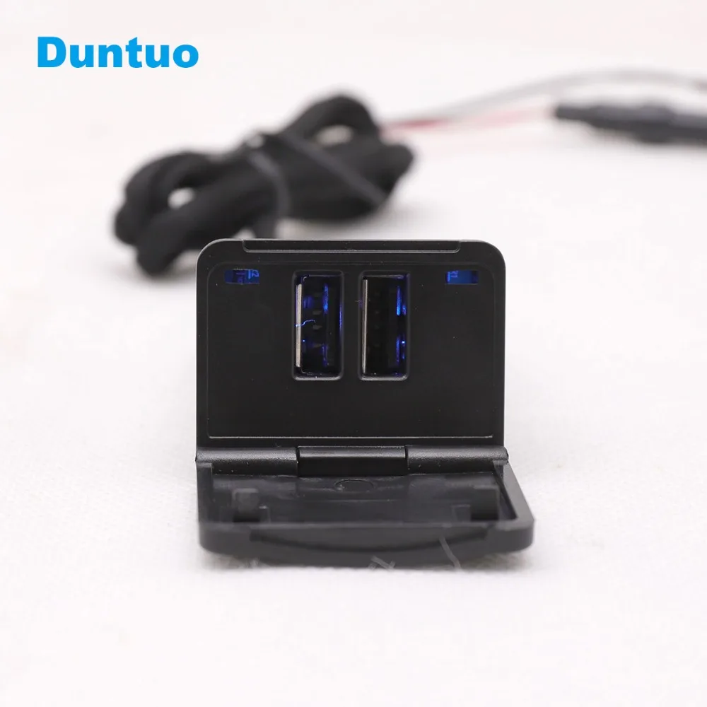 QC3.0 Quickcharge автомобильное заднее зарядное устройство для сидения двойной USB телефон прокладка Адаптер Plug& Play кабель для- Toyota Alphard Vellfire 30 35