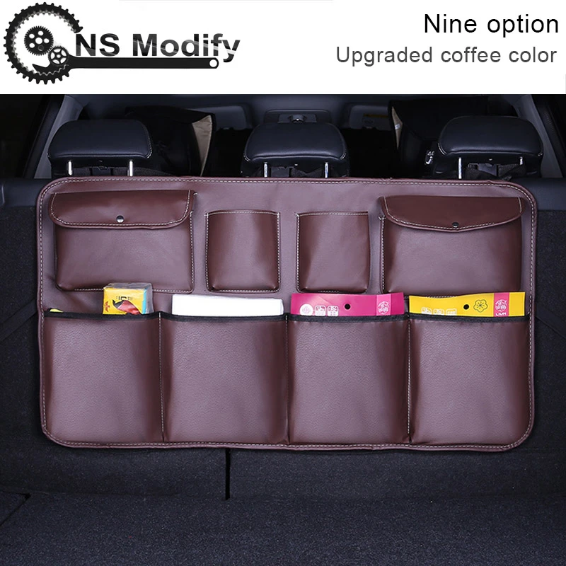 NS Модифицированная кожаная сумка для хранения багажника автоматическая укладка