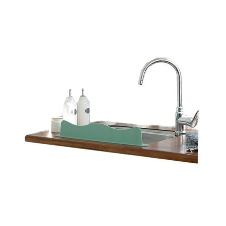 

Kitchen Sink Countertop Splash-Proof Water Retaining Plate Wash Basin Sink Water Retaining Plate Silicone Splash-Proof Water