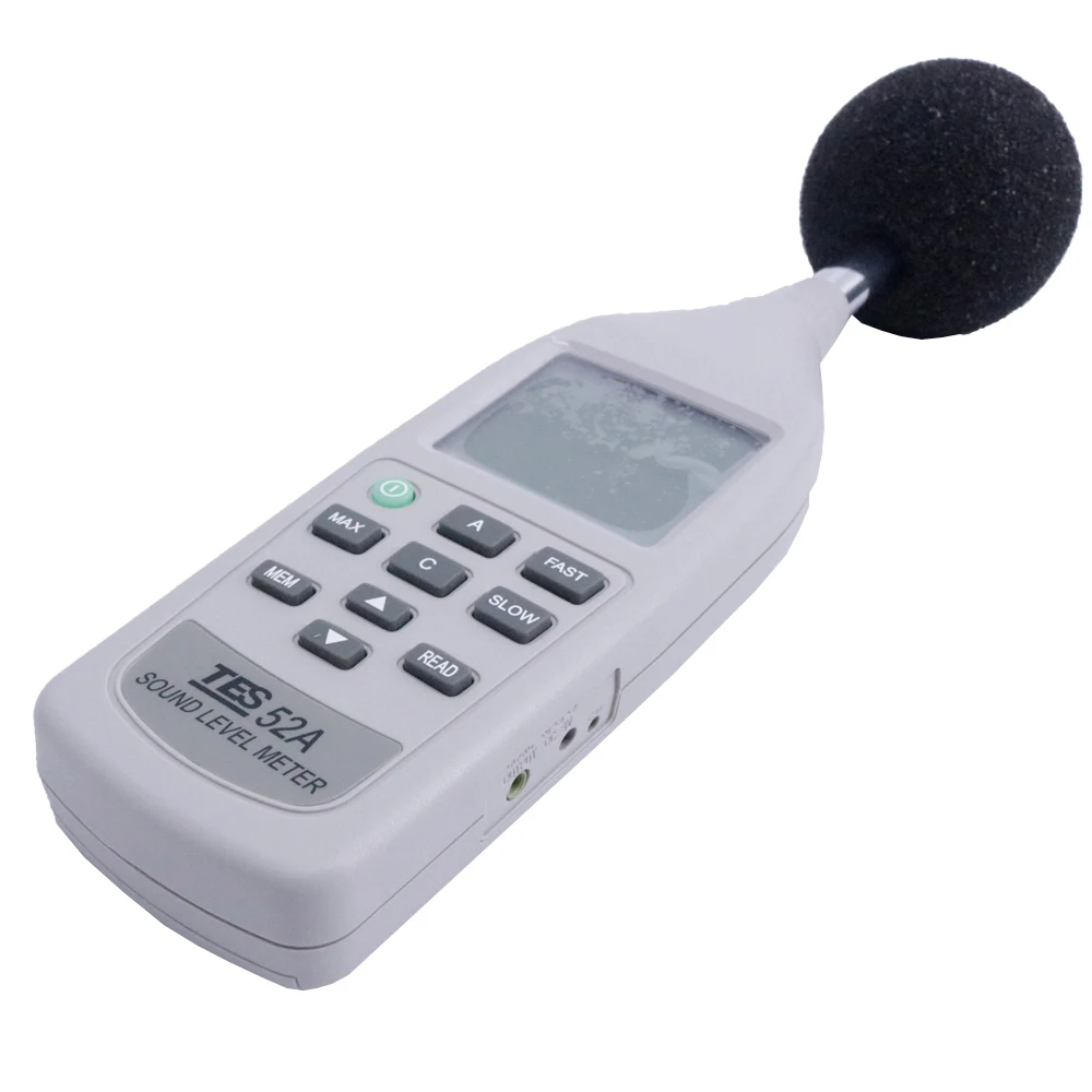 

TES-52A Digital Sound Level Meter 26dB to130dB Noise Tester Meter