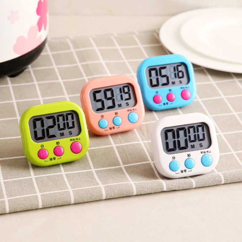 Таймер для варки яиц Кухня цифровой Экран таймер квадратный Пособия по кулинарии