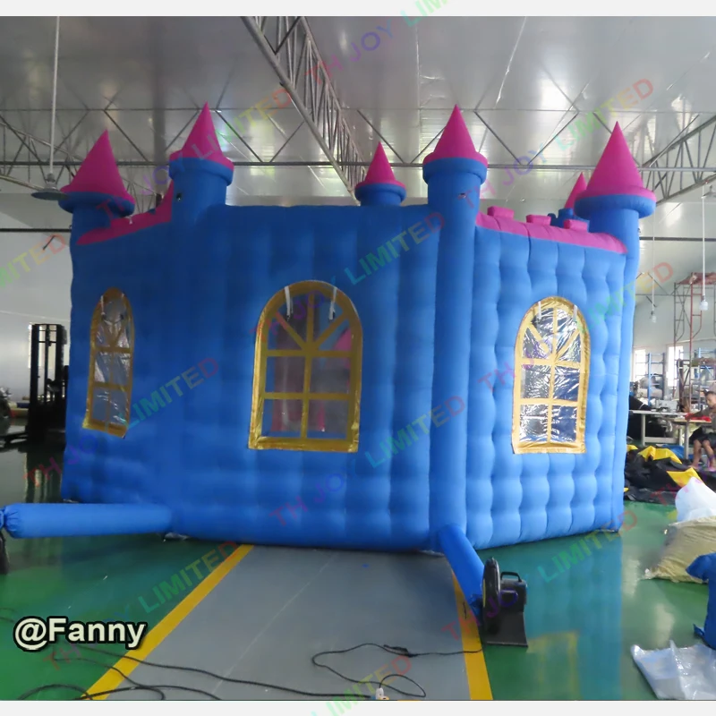 Надувной дворцовый домик палатка новый дизайн Надувная церковь 6x5 м | Игрушки и