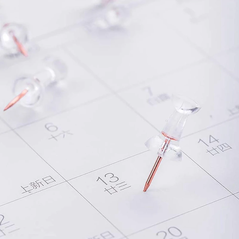 

Fashion Binder Clips Paper Clips Push Pins Sets with Box for Office School and Home Supplies Rose Gold Office Tools Set