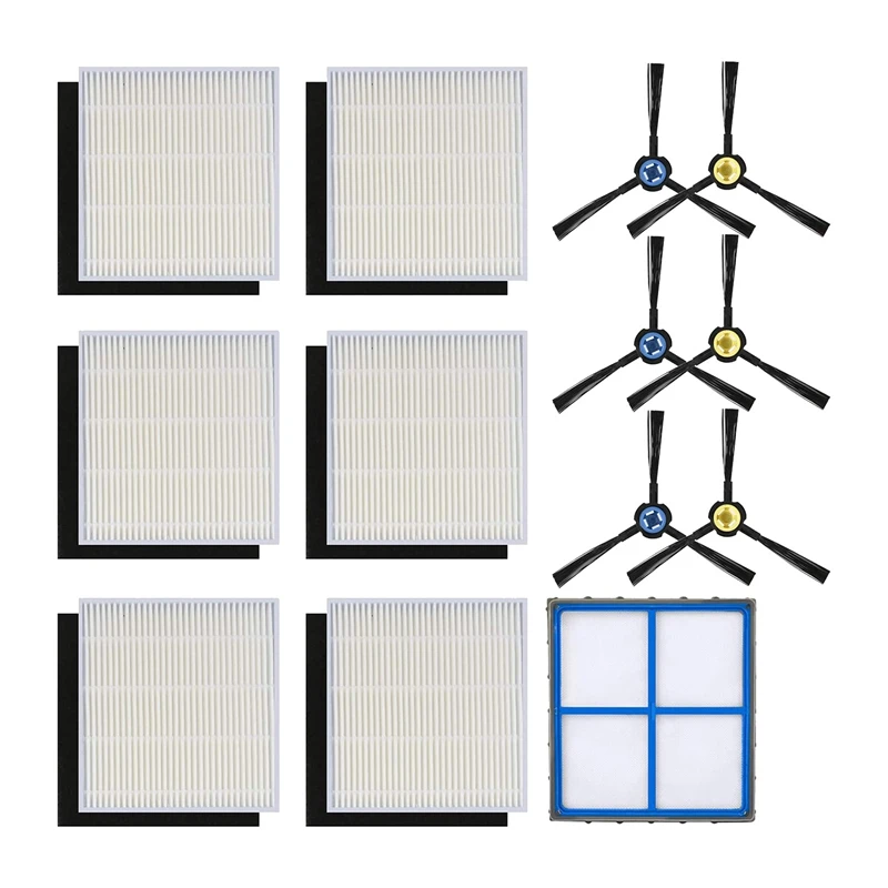 

Vacuum Filter Replacement Kit Fit for Robotic Vacuum ILIFE V8S Robotic Vacuum Cleaner,Filters Side Brushes Accessories
